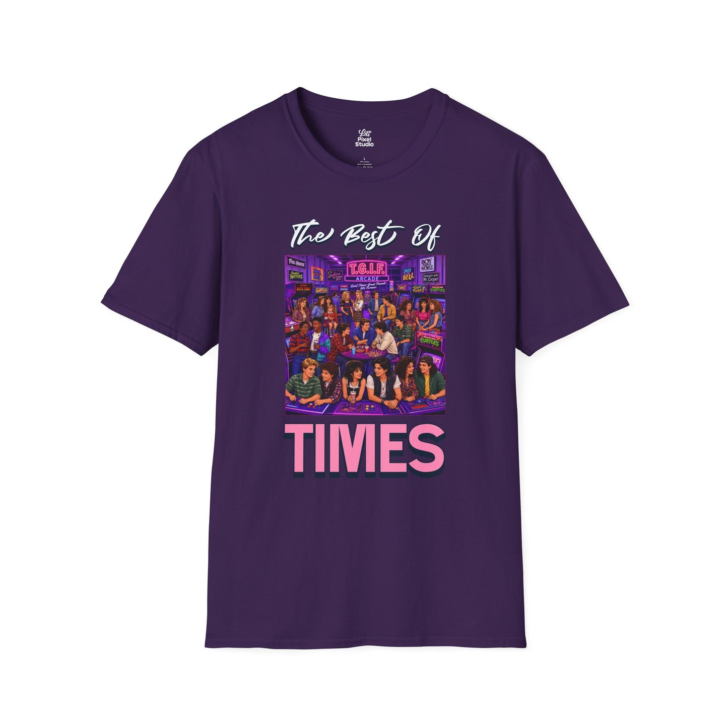 The Best Of Times Unisex Shirt, Retro Nostalgia Tee, 80s 90s Arcade Aesthetic T-Shirt, Vintage Friendship Gift