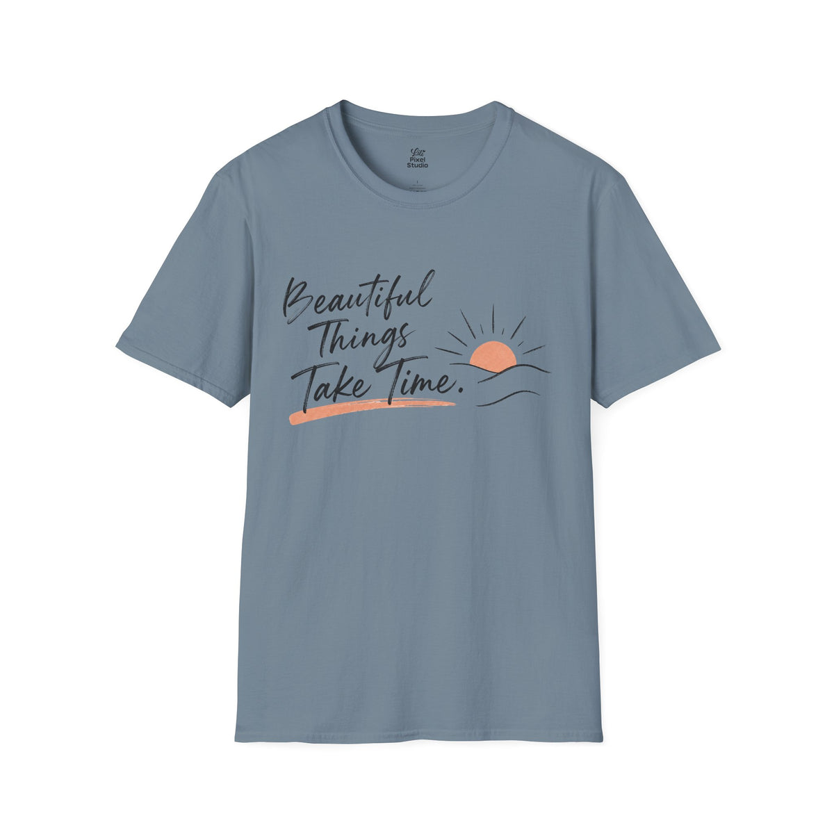 Beautiful Things Take Time Shirt, Inspirational Unisex Tee, Christian Encouragement Shirt, Faith Based Gift, Personal Growth T-Shirt