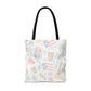 Wepa Puerto Rican Tote Bag, Boricua Tropical Shopper Bag, Puerto Rico Pride Gift, Island Energy Beach Tote