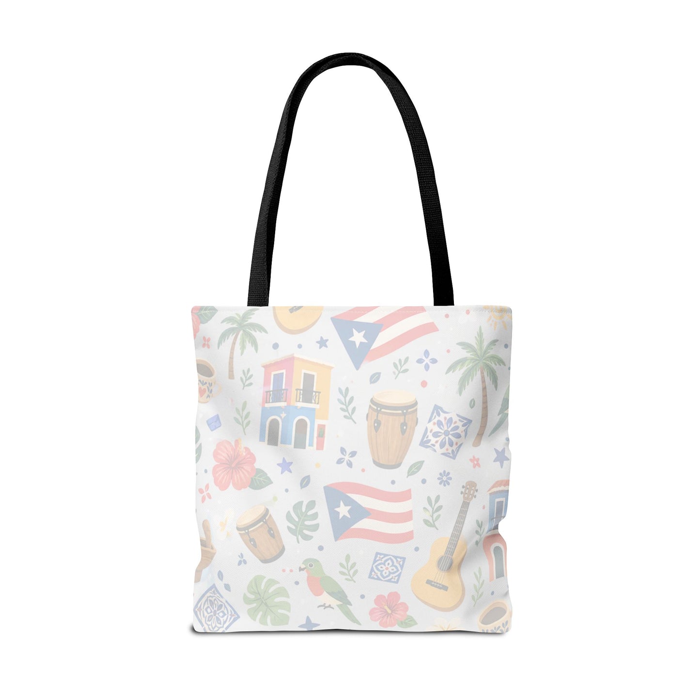 Wepa Puerto Rican Tote Bag, Boricua Tropical Shopper Bag, Puerto Rico Pride Gift, Island Energy Beach Tote