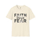 Faith Over Fear Shirt, Christian Inspirational T-Shirt, Faith Based Graphic Tee, Christian Encouragement Gift, Motivational Unisex Shirt