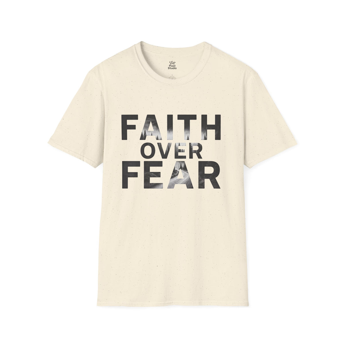Faith Over Fear Shirt, Christian Inspirational T-Shirt, Faith Based Graphic Tee, Christian Encouragement Gift, Motivational Unisex Shirt