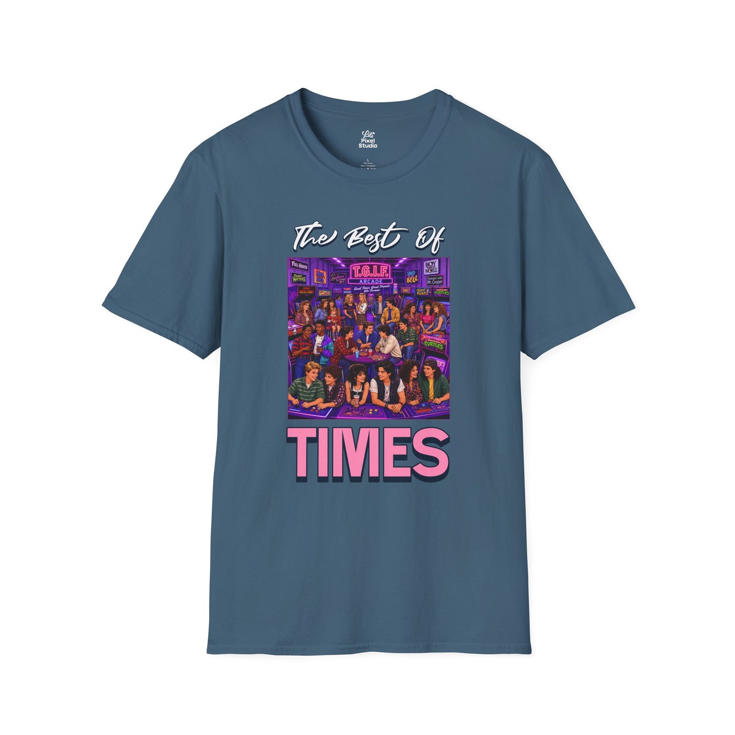 The Best Of Times Unisex Shirt, Retro Nostalgia Tee, 80s 90s Arcade Aesthetic T-Shirt, Vintage Friendship Gift