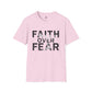 Faith Over Fear Shirt, Christian Inspirational T-Shirt, Faith Based Graphic Tee, Christian Encouragement Gift, Motivational Unisex Shirt
