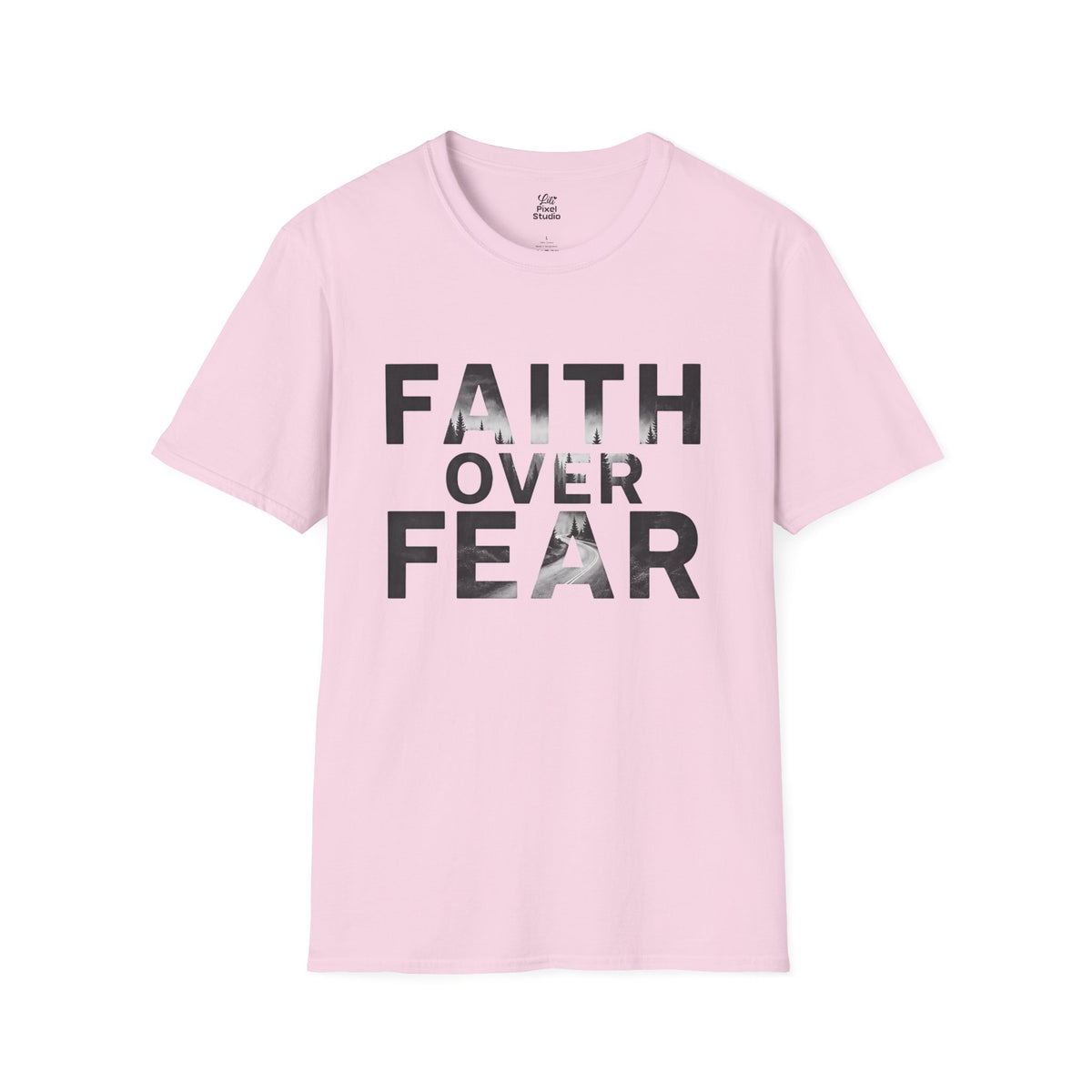 Faith Over Fear Shirt, Christian Inspirational T-Shirt, Faith Based Graphic Tee, Christian Encouragement Gift, Motivational Unisex Shirt