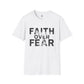 Faith Over Fear Shirt, Christian Inspirational T-Shirt, Faith Based Graphic Tee, Christian Encouragement Gift, Motivational Unisex Shirt