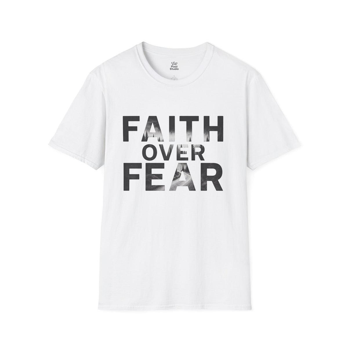 Faith Over Fear Shirt, Christian Inspirational T-Shirt, Faith Based Graphic Tee, Christian Encouragement Gift, Motivational Unisex Shirt