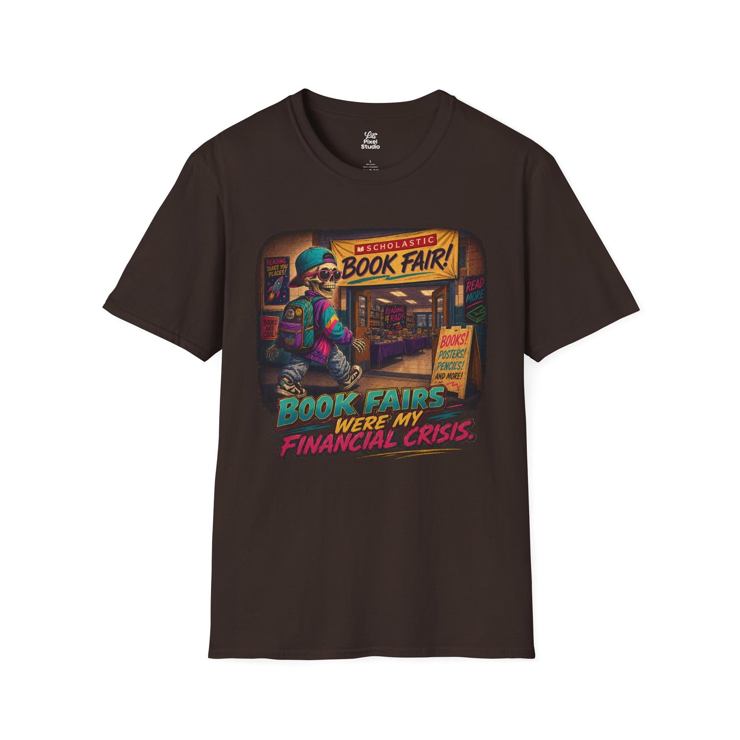Book Fairs Were My Financial Crisis, Retro School Nostalgia Shirt, 90s Mens Tee, Millennial Gift