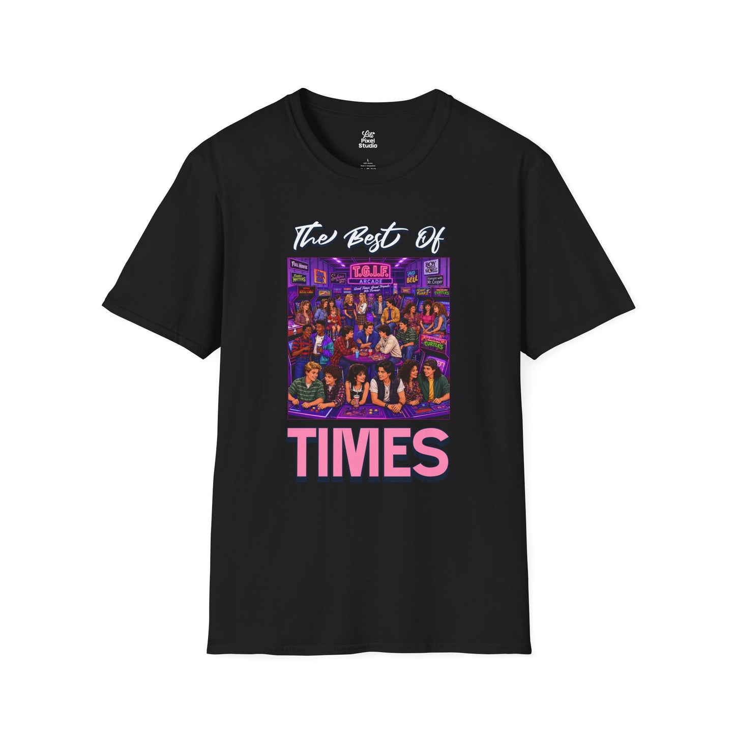 The Best Of Times Unisex Shirt, Retro Nostalgia Tee, 80s 90s Arcade Aesthetic T-Shirt, Vintage Friendship Gift