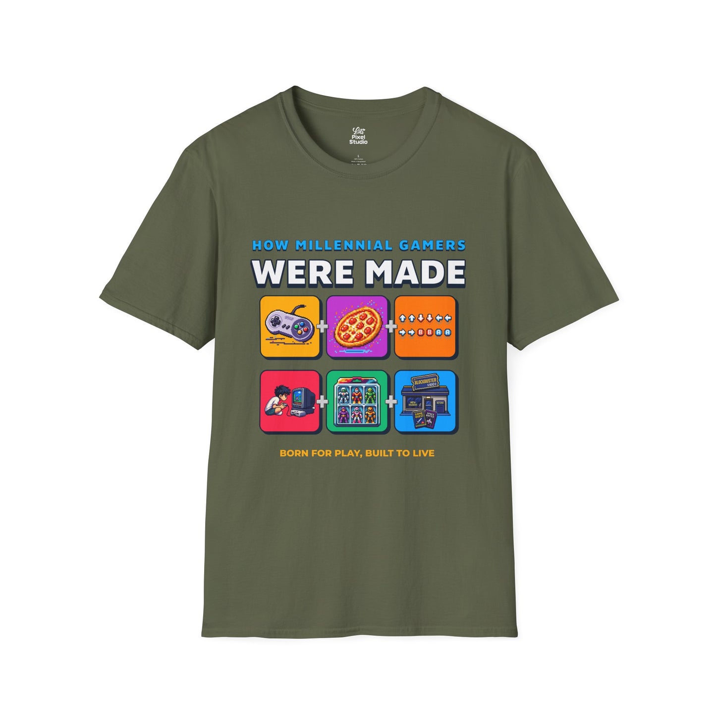 How Millennial Gamers Were Made Unisex Shirt, Retro Gaming Tee, Nostalgic Gamer T-Shirt, Funny Pixel Art Gift