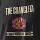 The Chancleta Mom's Weapon Of Choice Unisex T-Shirt | Funny Hispanic Flip Flop Slides Latin Humor Trauma Tee